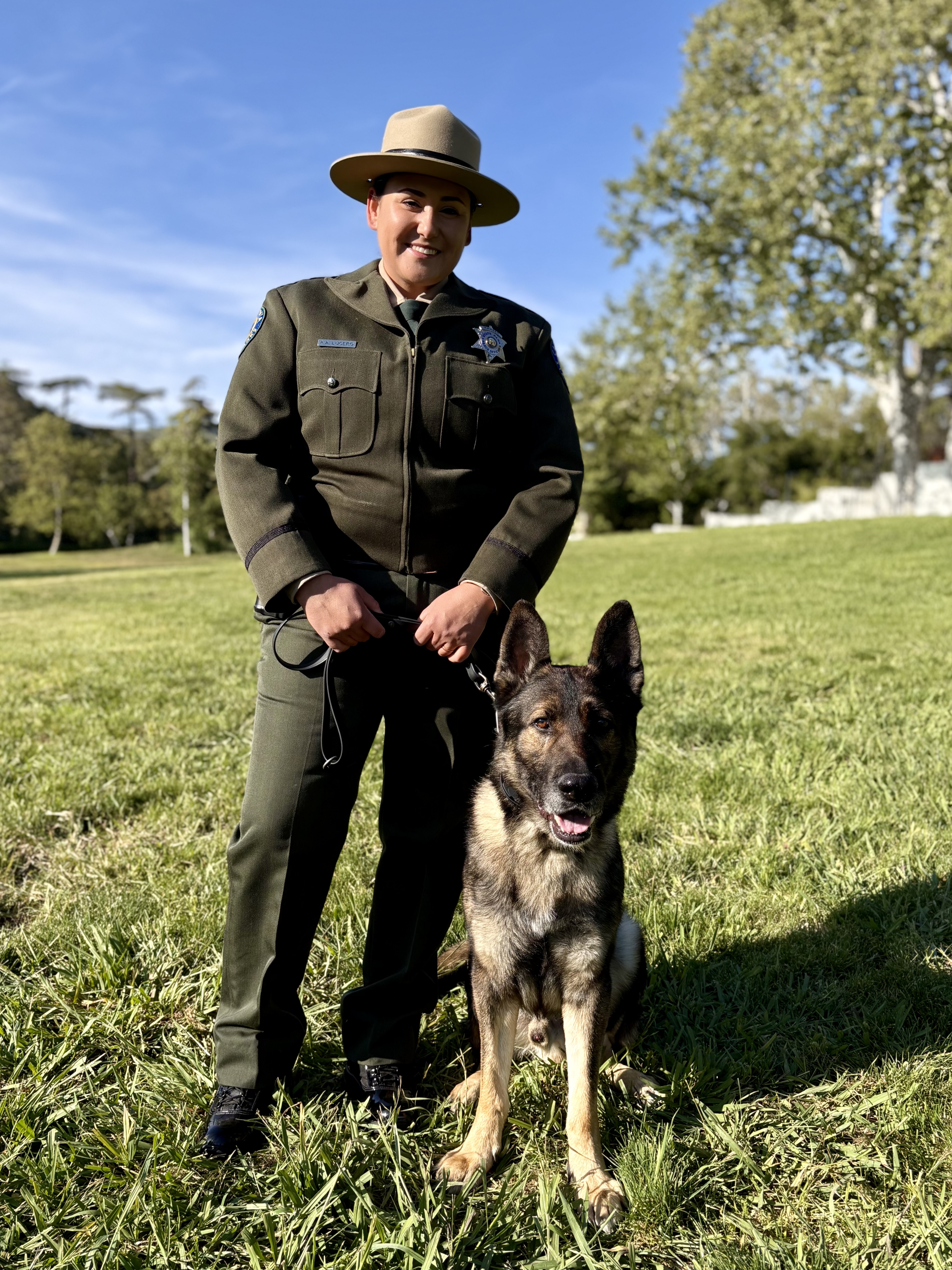 K9 and Handler Lucero